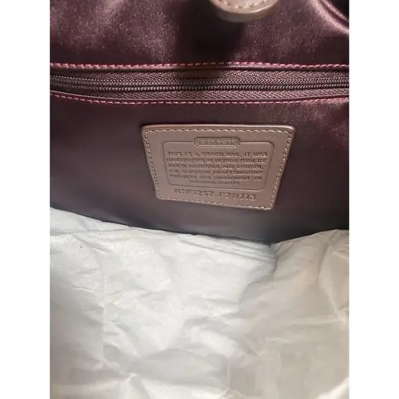 NWT Rare Coach F20113 Scarf Print Satchel & F62058 Coin Purse Set - Picture 8 of 14